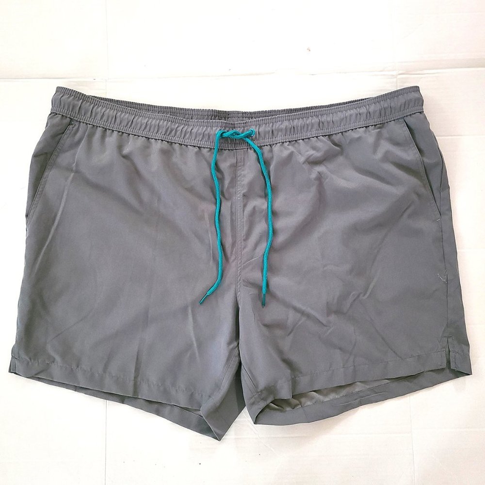 George Men's Basic Swim Shorts Gray Size 3XL (48-50)